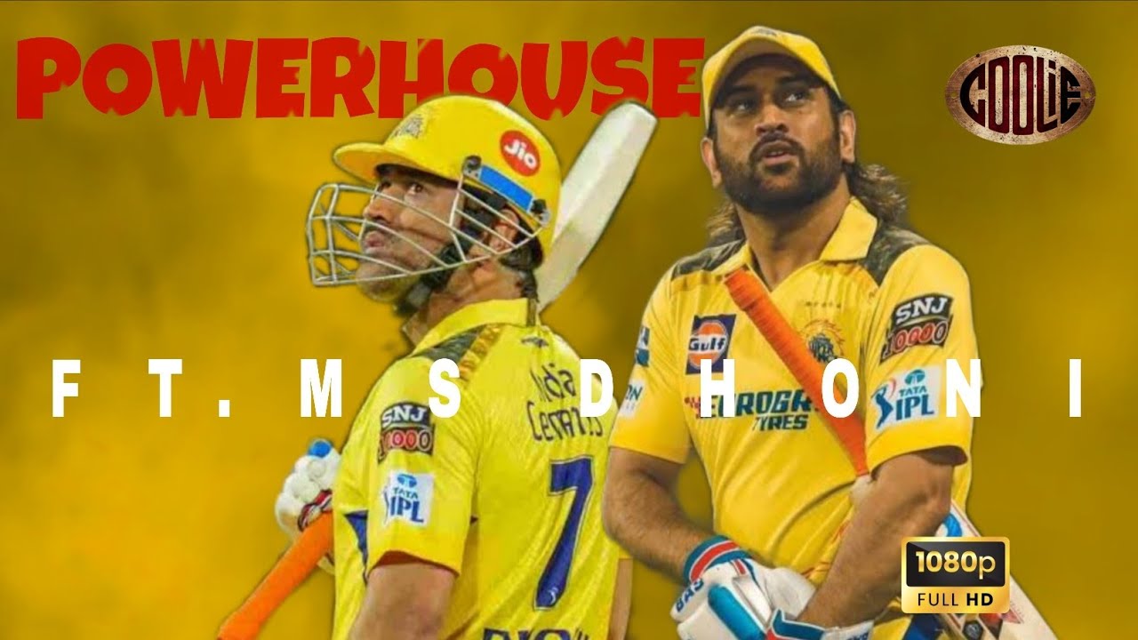 Coolie Powerhouse Feat. Ms Dhoni | Rajinikanth | Lokesh Kanagaraj | Anirudh Ravichander