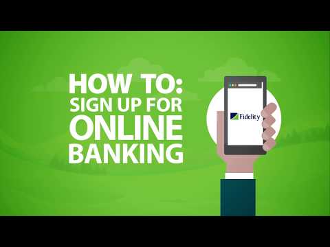 New User Registration on Fidelity Online Banking