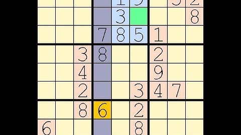 How to Solve Washington Times Sudoku Difficult June 16, 2023