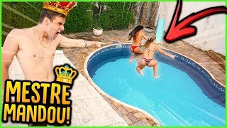 O MESTRE MANDOU NA PISCINA!! (DEU RUIM ) [ REZENDE EVIL ]