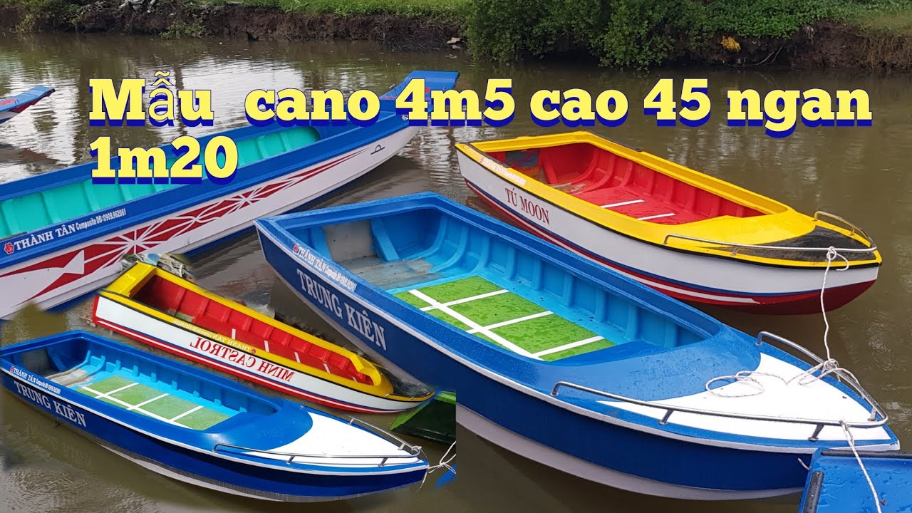 Mẫu cano 4m5.cao 45..ngan 1m20