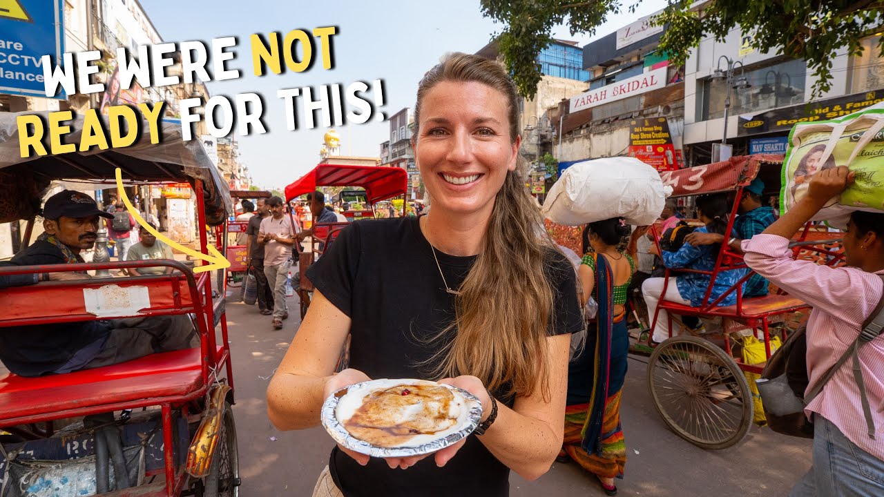 Наш ПЕРВЫЙ день в Индии 🇮🇳 | Потрясающий тур по уличной еде в Старом Дели!