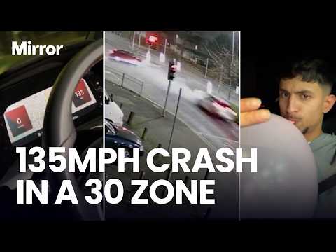 Pair filmed themselves speeding at 139mph and inhaling balloons before deadly crash killed victim