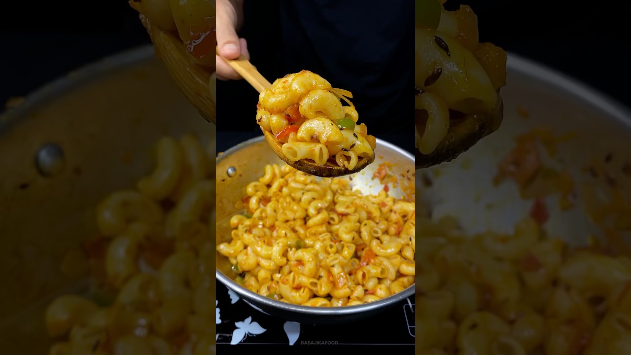 5 Minutes Macaroni Pasta 😋ASMR 