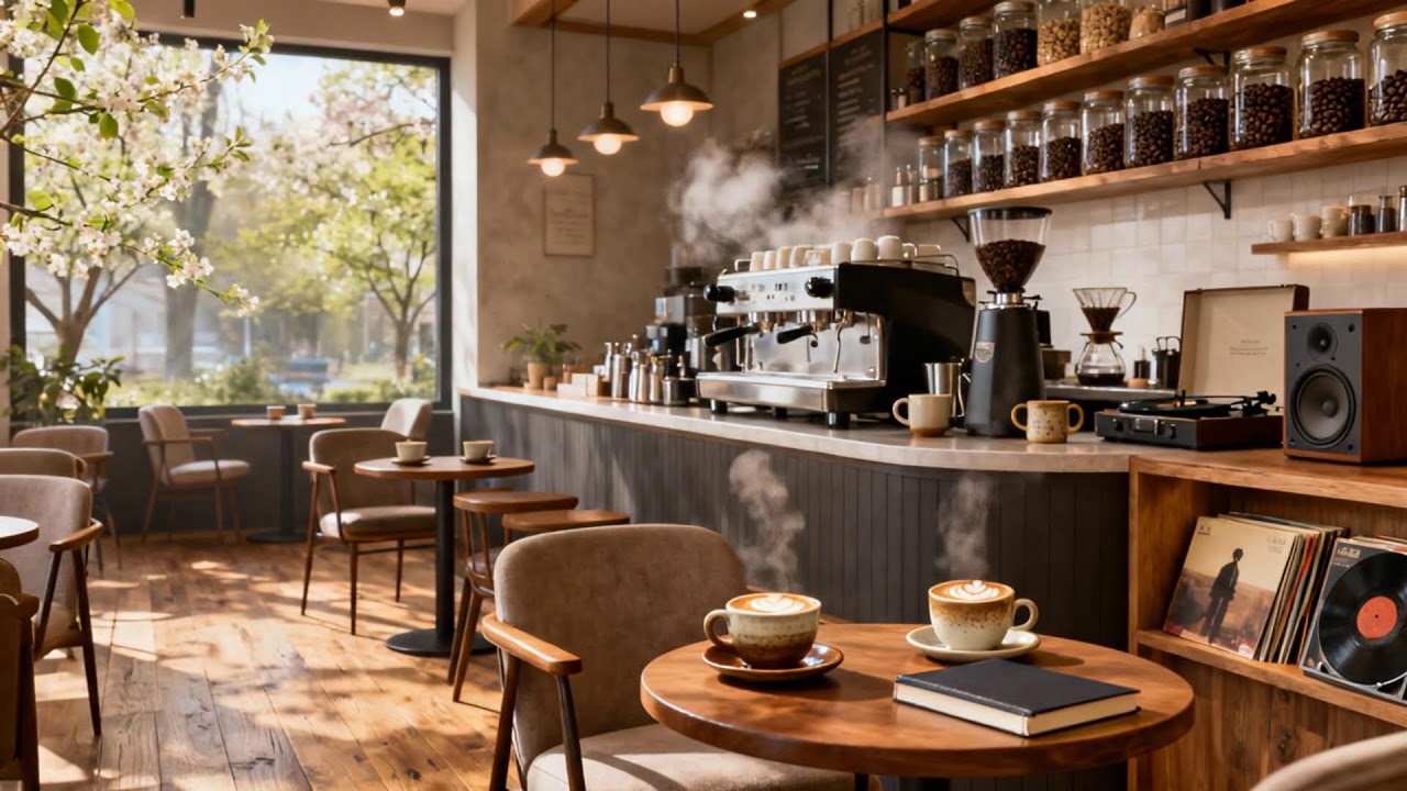 春の陽光とジャズ 🌸☕ 穏やかなコーヒータイム