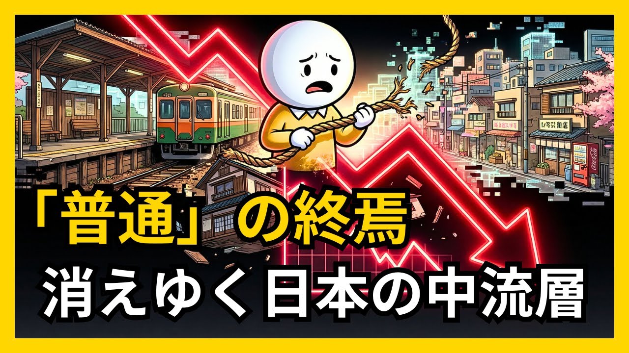 「普通」の生活が一番難しい？消えゆく日本の中流層|本質経済