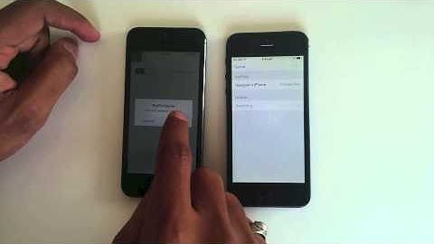 Multiscreen synchronized motion demo using Multi peer connectivity iOS7
