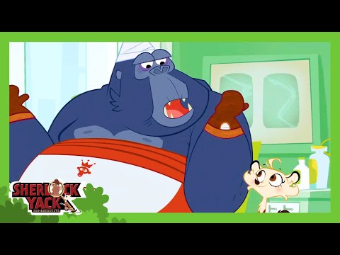 Gorilla Gets Knocked Out with a Hammer! 🦍| Sherlock Yack | Cartoons for Kids