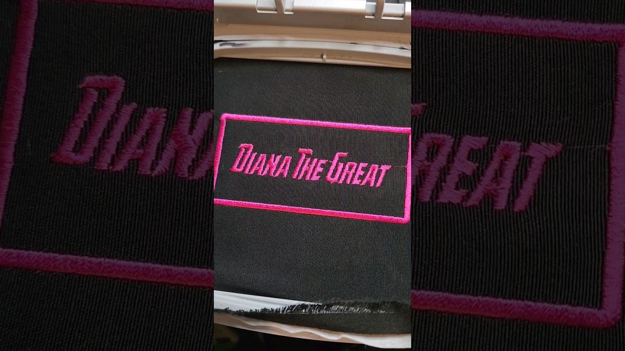 #embroidery practice. whipped up my logo for a patch template test. #cosplayer #sewing