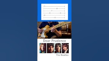 Thumbnail of 【TAB】Dear Prudence / The Beatles 【Guitar Intro】#60s#fender#shorts#classicrock#india#ギター#ビートルズ