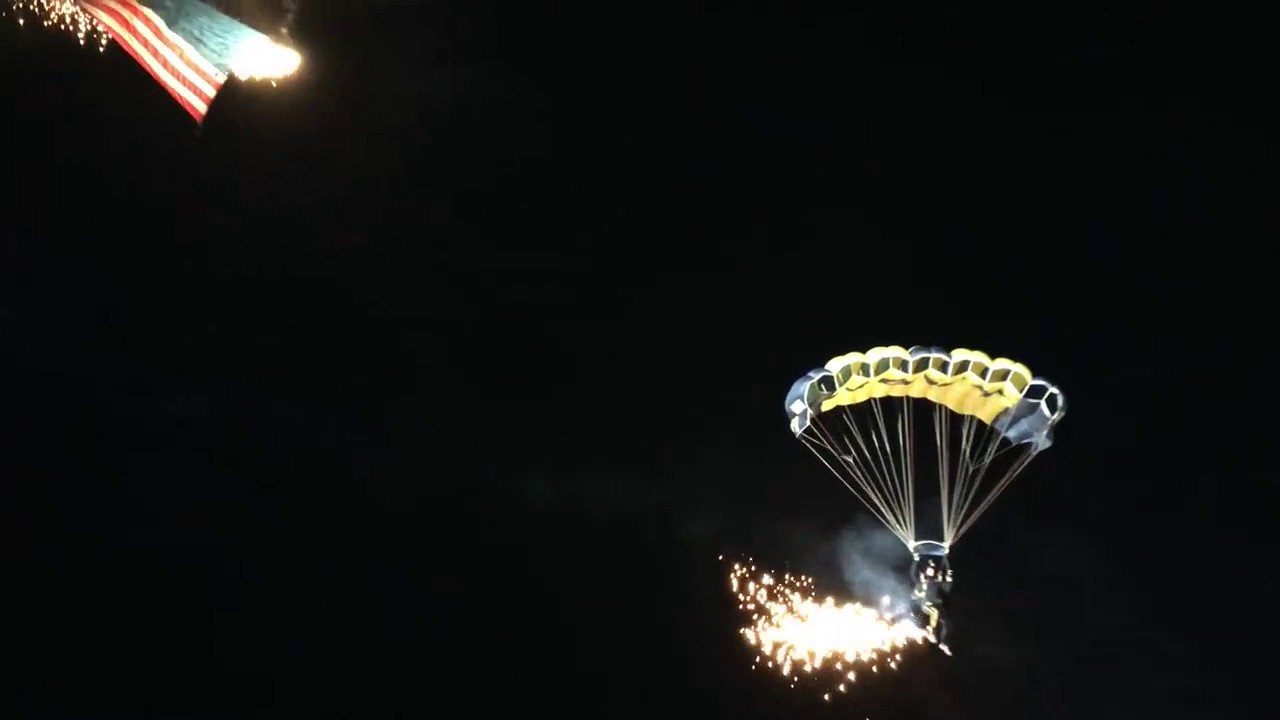 forces synonym U.S Navy Leap Frogs perform jump at X Games Aspen 2017