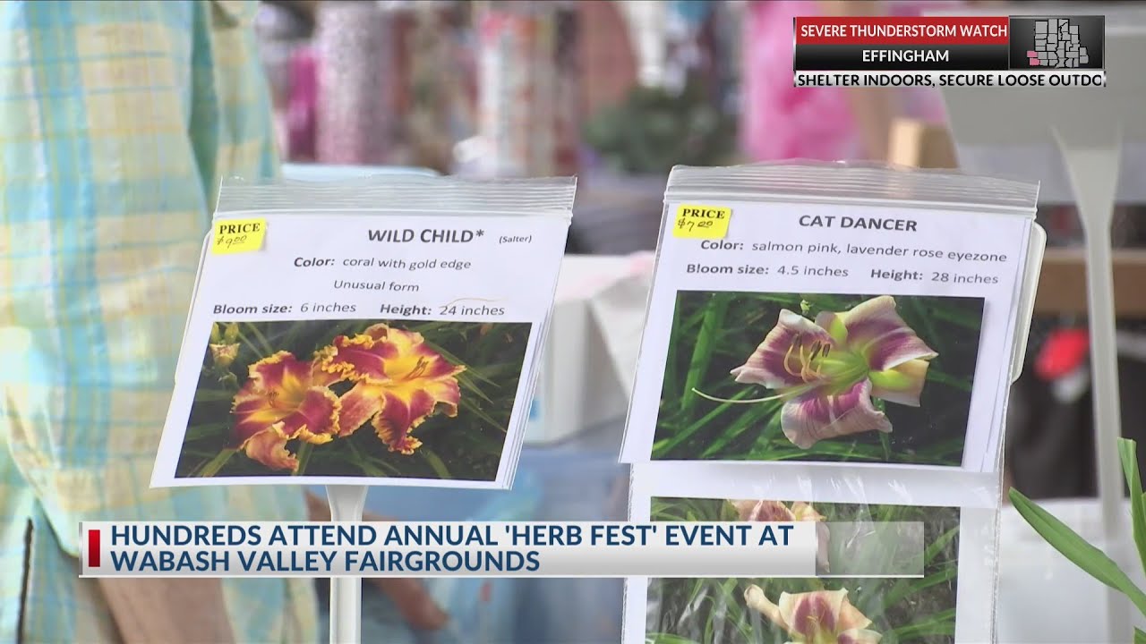 Hundreds Attend Annual "Herb Fest" Event At Wabash Valley Fairgrounds