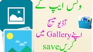 How to WhatsApp audio message save to gallery and Hindi Urdu