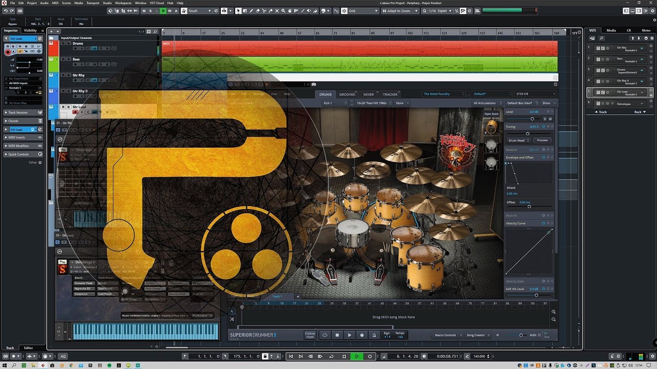 Metal Decades Hybrid II: Superior Drummer 3 Preset - Sound Demo Video