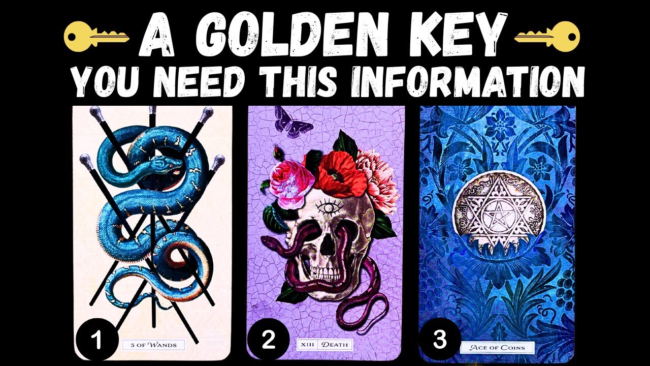 A Golden Key From The Universe⏐The Piece Of Information You Need Now⏐🔑 PICK A CARD