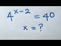 Solve for x in this nice exponential equation | Math Olympiad Mathematics
