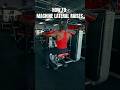 How To Do Machine Lateral Raises #lateralraise #shoulderworkout #gym #workouttutorial #workout
