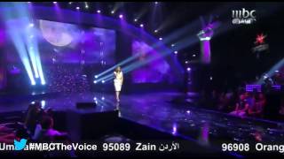 #MBCTheVoice -الموسم الأول - لمياء الزايدي 