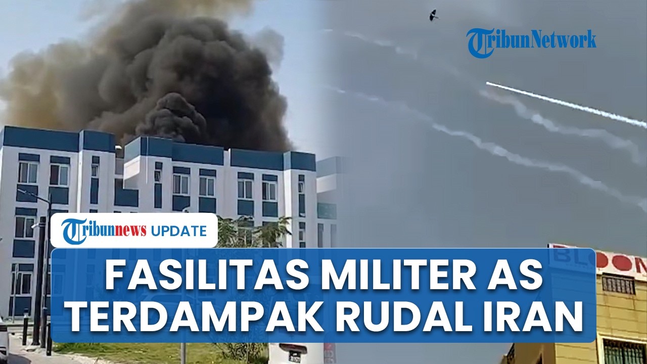 Rudal Balasan Iran ke Israel Berdampak Luas, Fasilitas Militer AS di Negara-negara Teluk Ikut Kena