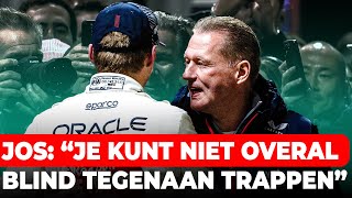 Jos Verstappen roept Max tot de orde: ''Je kunt niet overal blind tegenaan trappen'' | GPFans News
