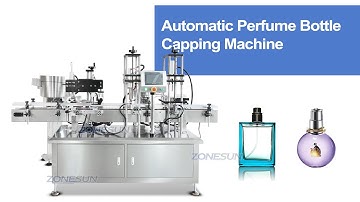 ZONESUN ZS-YG11U Automatic Perfume Spray Cap Collaring Perfume Bottle Crimping And Capping Machine