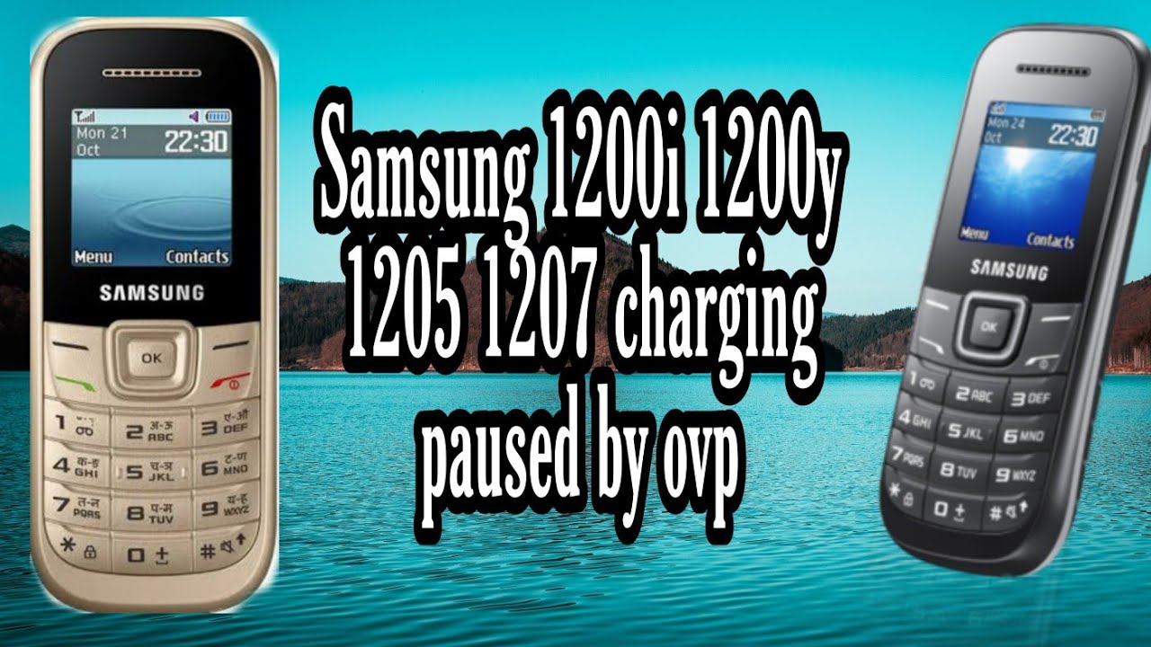 Samsung 1200y 1200 1205 1207 charging paused by ovp #MOBSMART #Samsung
