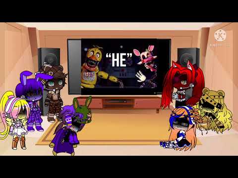 (*Flash warning*)My OC version fnaf reacts to game theory (he must burn!)