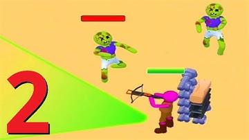 🧟 Hyper Survive 3D 🔥 GAMEPLAY Part 2 Level 2 (Android, iOS)