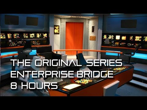 Star Trek: TOS Bridge Background Ambience **8 HOURS** w/ quiet conversations