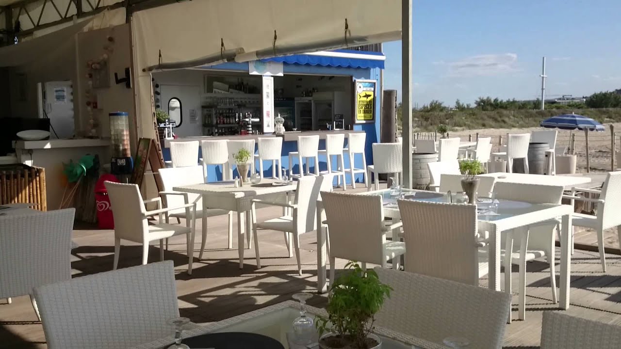 Restaurant De Plage Cote Mer A Sete Youtube
