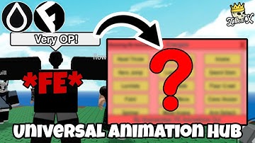 FE Universal Animation Hub Script | 50+ Animations | Hydrogen • Fluxus