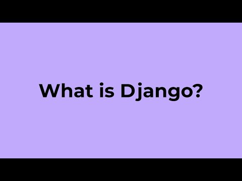 فيديو: ما هو النمط المعماري الذي يتبعه Django؟