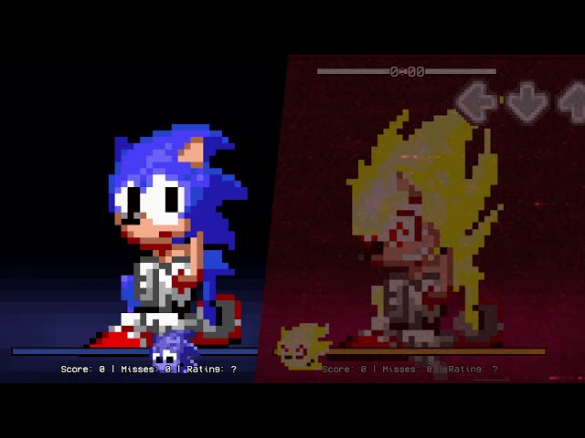 Pixilart - Fleetway Sonic (FNF - Vs. Sonic.EXE) by SpongeDrew