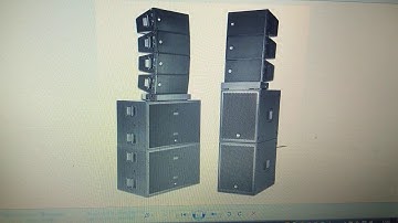 Rcf HDL 20 Lina array-unboxing rcf HDL 6 a - behringer x32 - speakers-