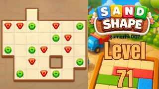Sand Shape level 71 Walkthrough Solution 