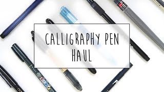 Calligraphy Pen Haul + First Impressions ~ A Beautiful Fable screenshot 2