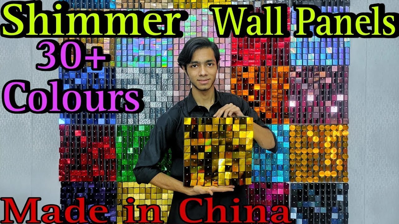 Shimmer Sequin Wall Backdrops   Shimmer Wall Panels Price in Pakistan   Mr Salesman