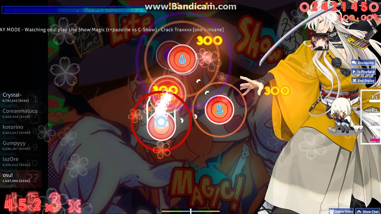 Osu Touken Ranbu Skin Standard Ctb Youtube