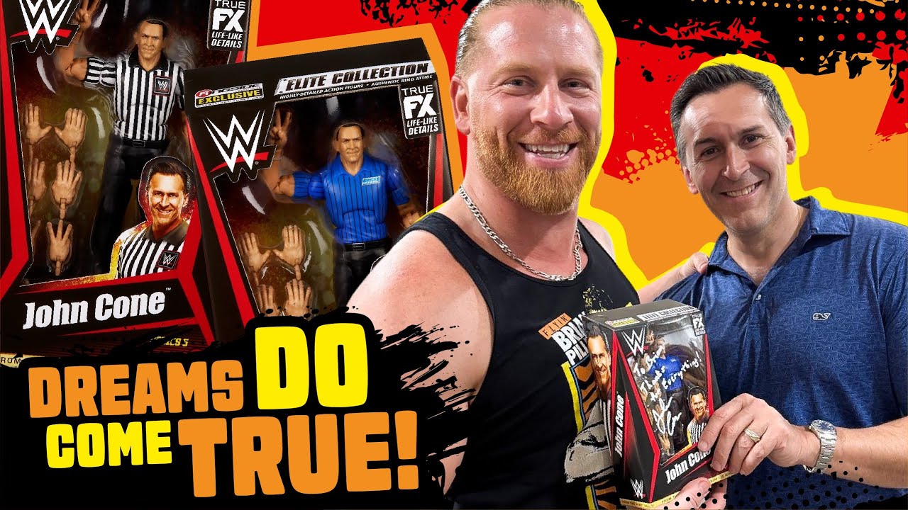 WWE Referee Gets his First REAL Figure - YouTube