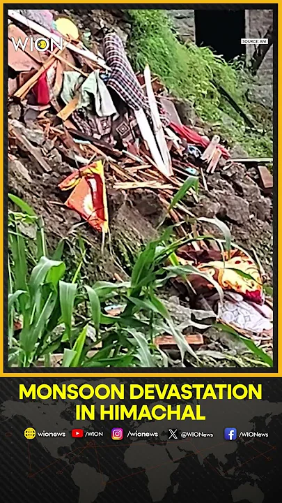 Monsoon Fury In Himachal: 135 Dead – 76 Rain-Related, 59 In Accidents | WION Shorts