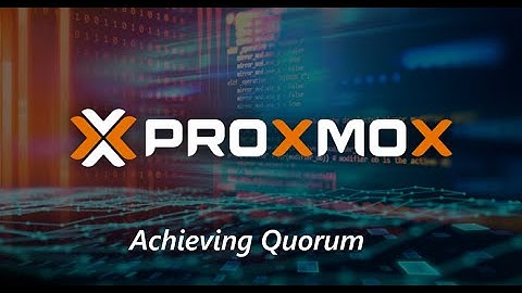Achieving Quorum in a Two Node Proxmox Cluster