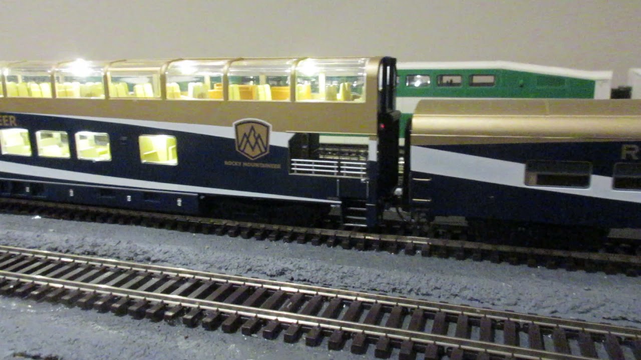 HO scale Rocky Mountaineer YouTube
