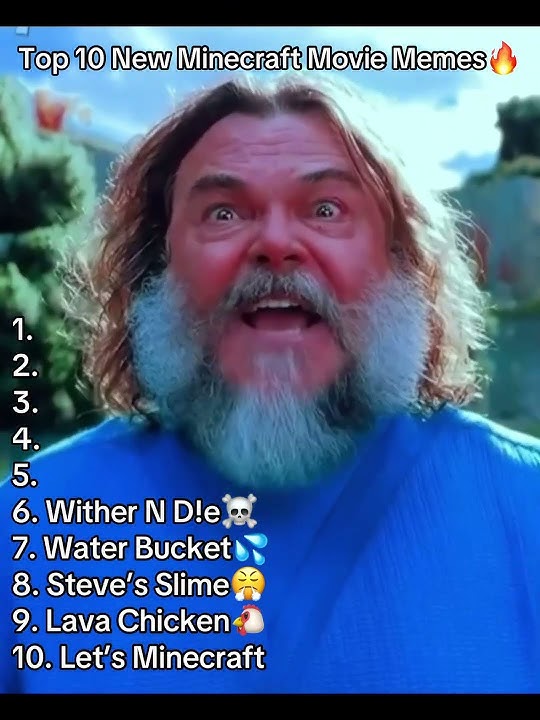 Top 10 New Minecraft Movie Memes🔥#minecraft #shorts
