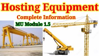 Hoistinglifting Equipment,