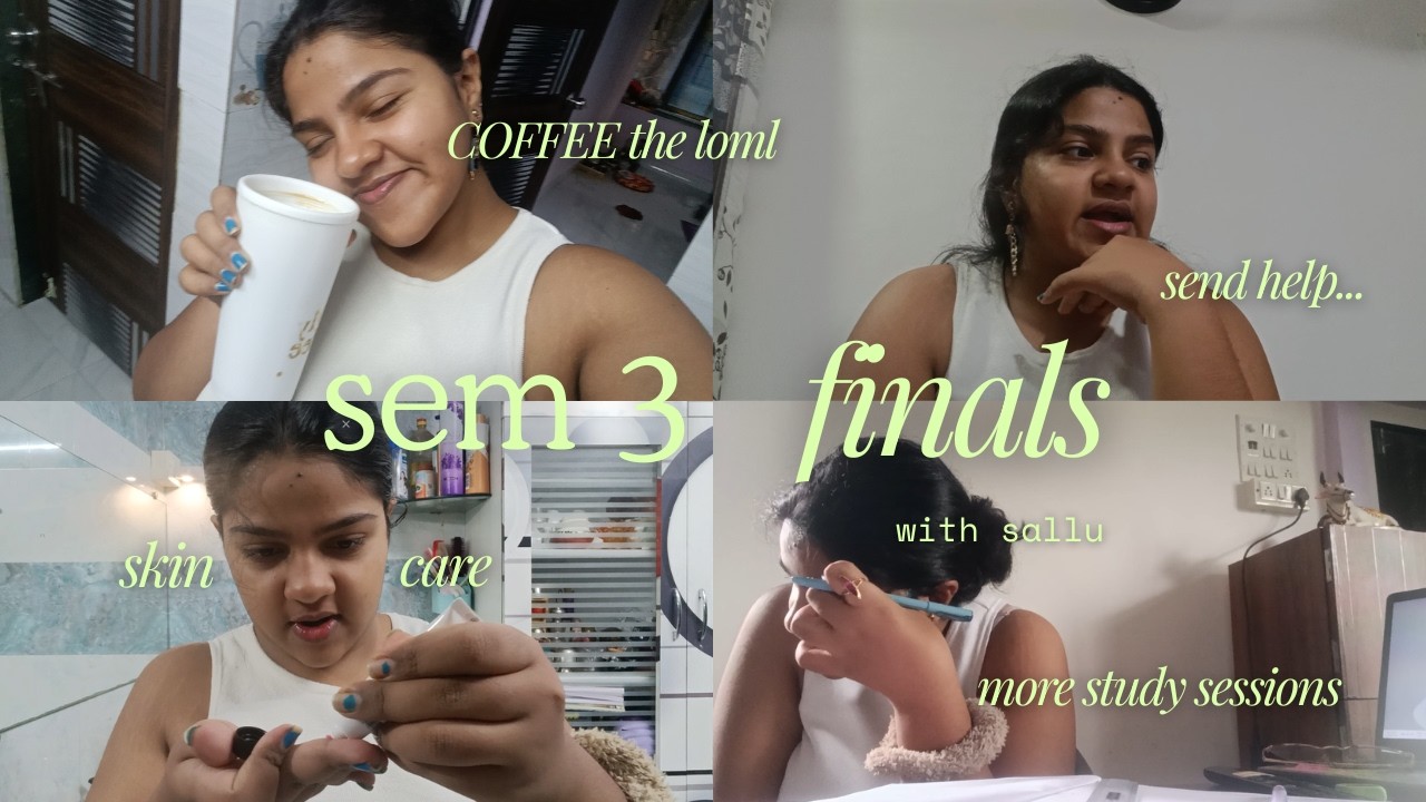 productive day vlog: current skincare routine, more studying, and MORE COFFEE!!