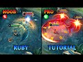 RUBY TUTORIAL 2024 | MASTER RUBY IN JUST 12 MINUTES | UNLI LIFESTEAL | BUILD, COMBO AND MORE | MLBB