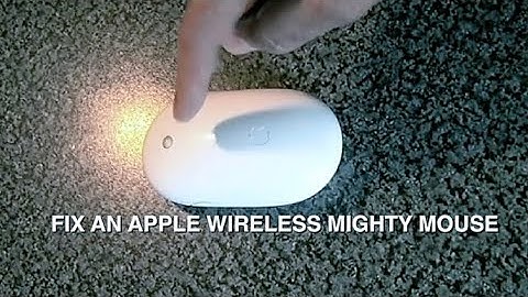 apple mighty mouse fix clean repair dirty ball scroll take apart quick easy retro