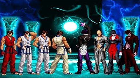 Kim Kaphwan Team VS. Crazy Iori Team [KOF MUGEN]