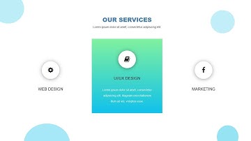 Responsive Bootstrap Service Section with Animation
