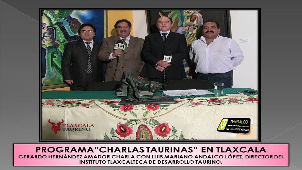 PROGRAMA CHARLAS TAURINAS  / CHARLA CON LUIS MARIANO ANDALCO LOPEZ